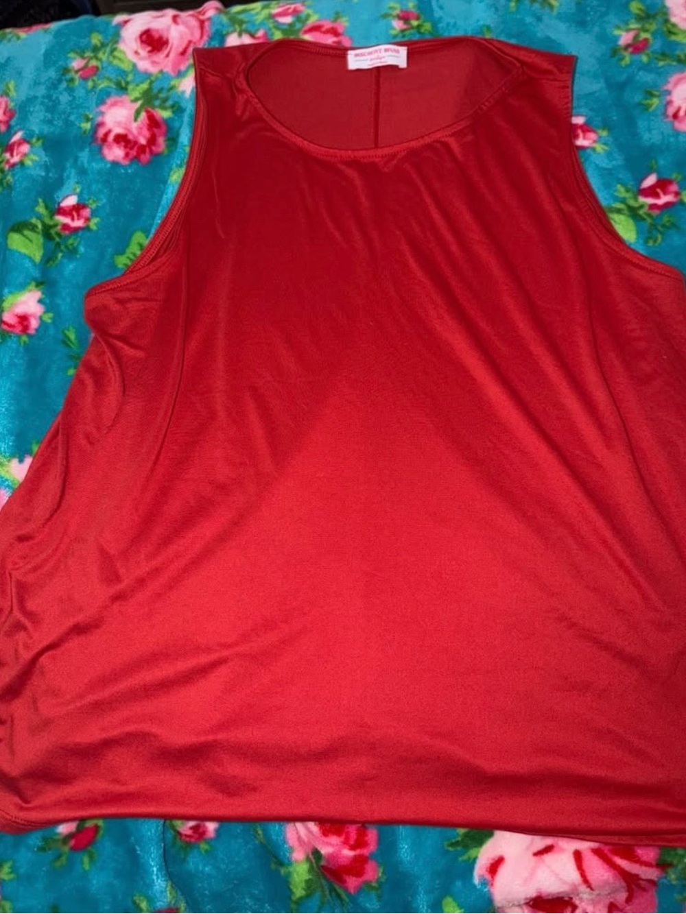 Discount divas Women's Rust XL Sleeveless Tank Top